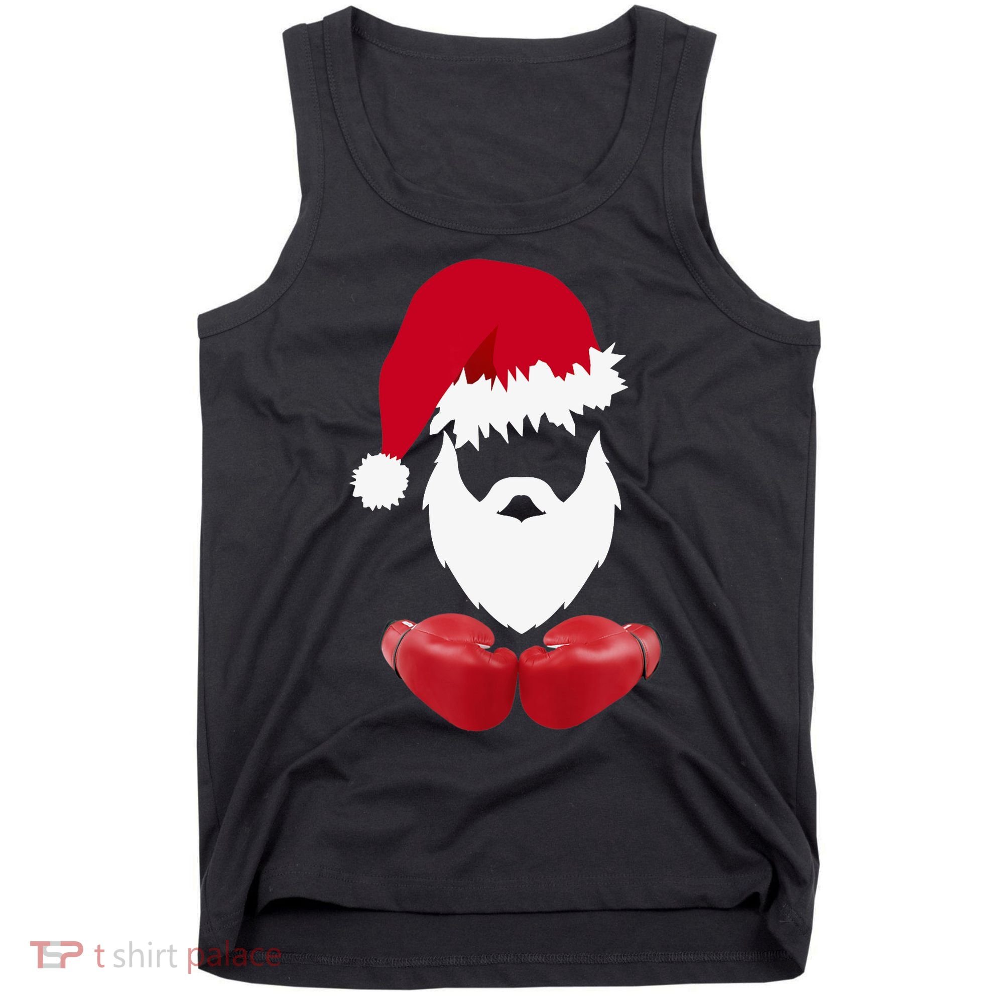 Merry Christmas Santa Claus Boxing Unisex Tank Top