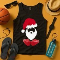 Merry Christmas Santa Claus Boxing Unisex Tank Top thumb 4