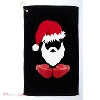Merry Christmas Santa Claus Boxing Unisex Golf Towel thumb 0