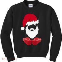 Merry Christmas Santa Claus Boxing Unisex Kids Sweatshirt thumb 0