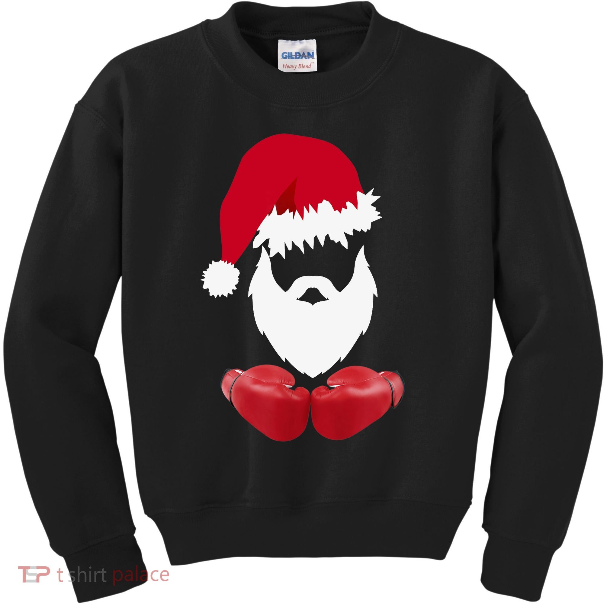 Merry Christmas Santa Claus Boxing Unisex Kids Sweatshirt