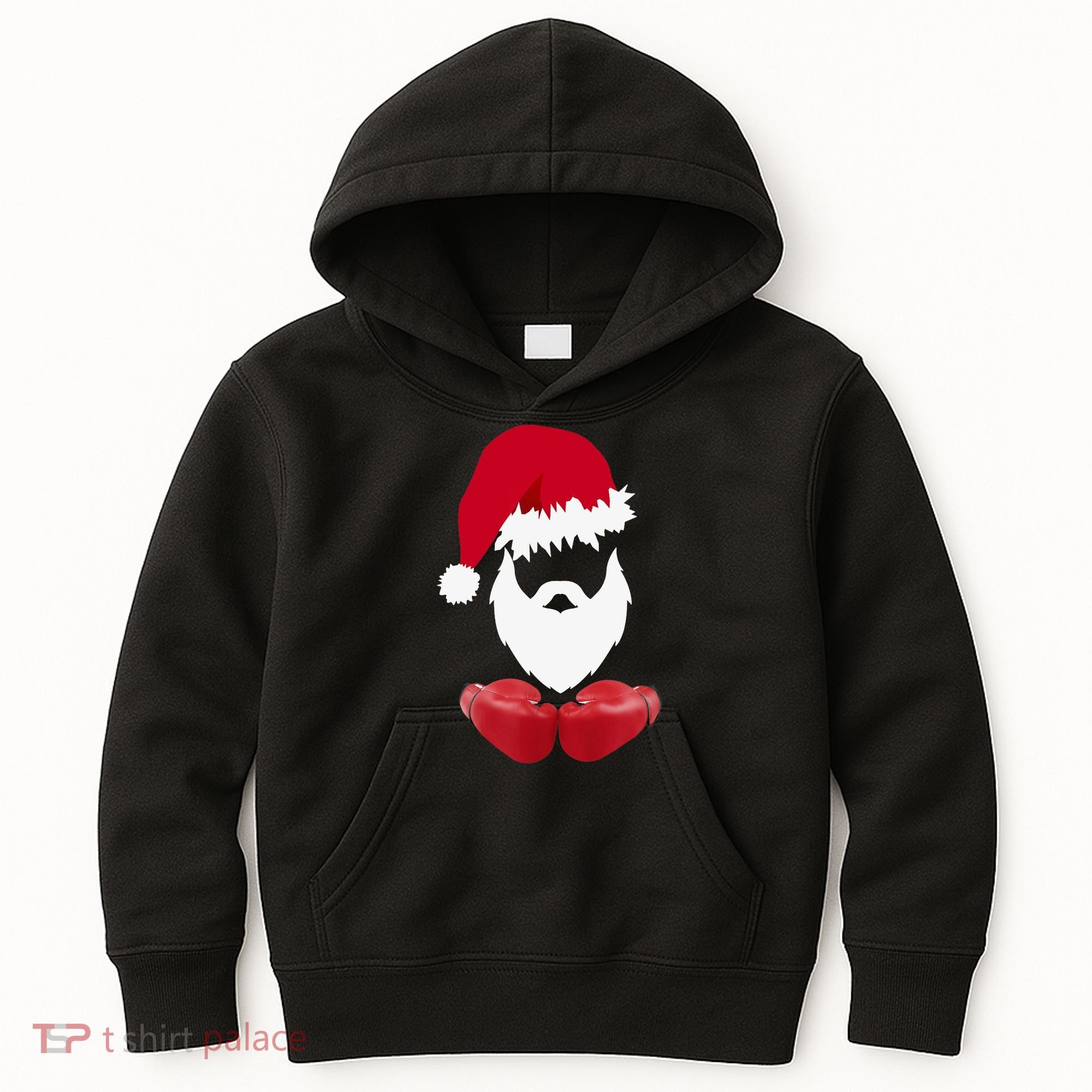 Merry Christmas Santa Claus Boxing Unisex Kids Hoodie