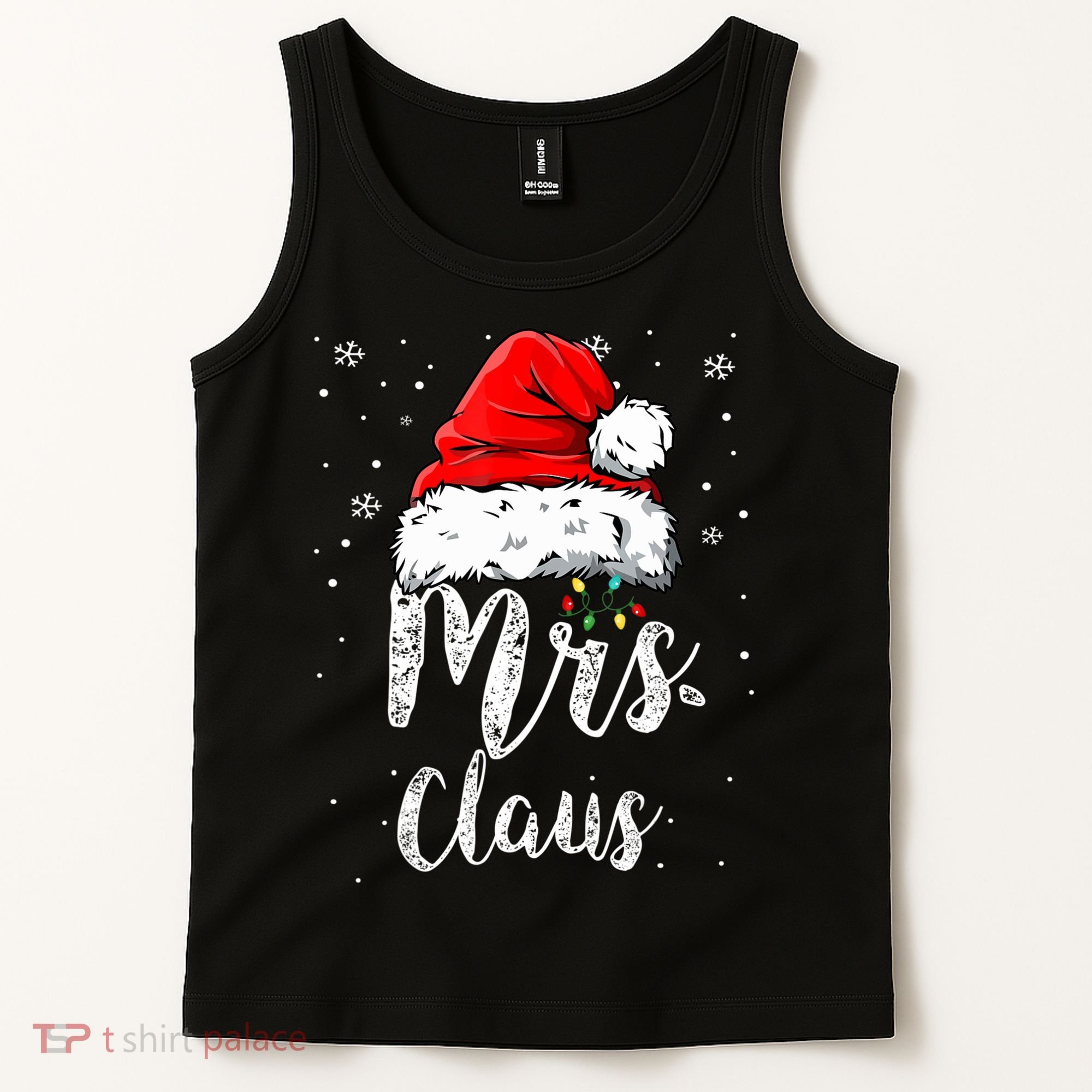 Mrs. Claus Santa Hat Christmas,Claus Santa Tank Top