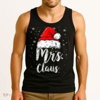 Mrs. Claus Santa Hat Christmas,Claus Santa Tank Top thumb 3