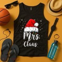 Mrs. Claus Santa Hat Christmas,Claus Santa Tank Top thumb 4