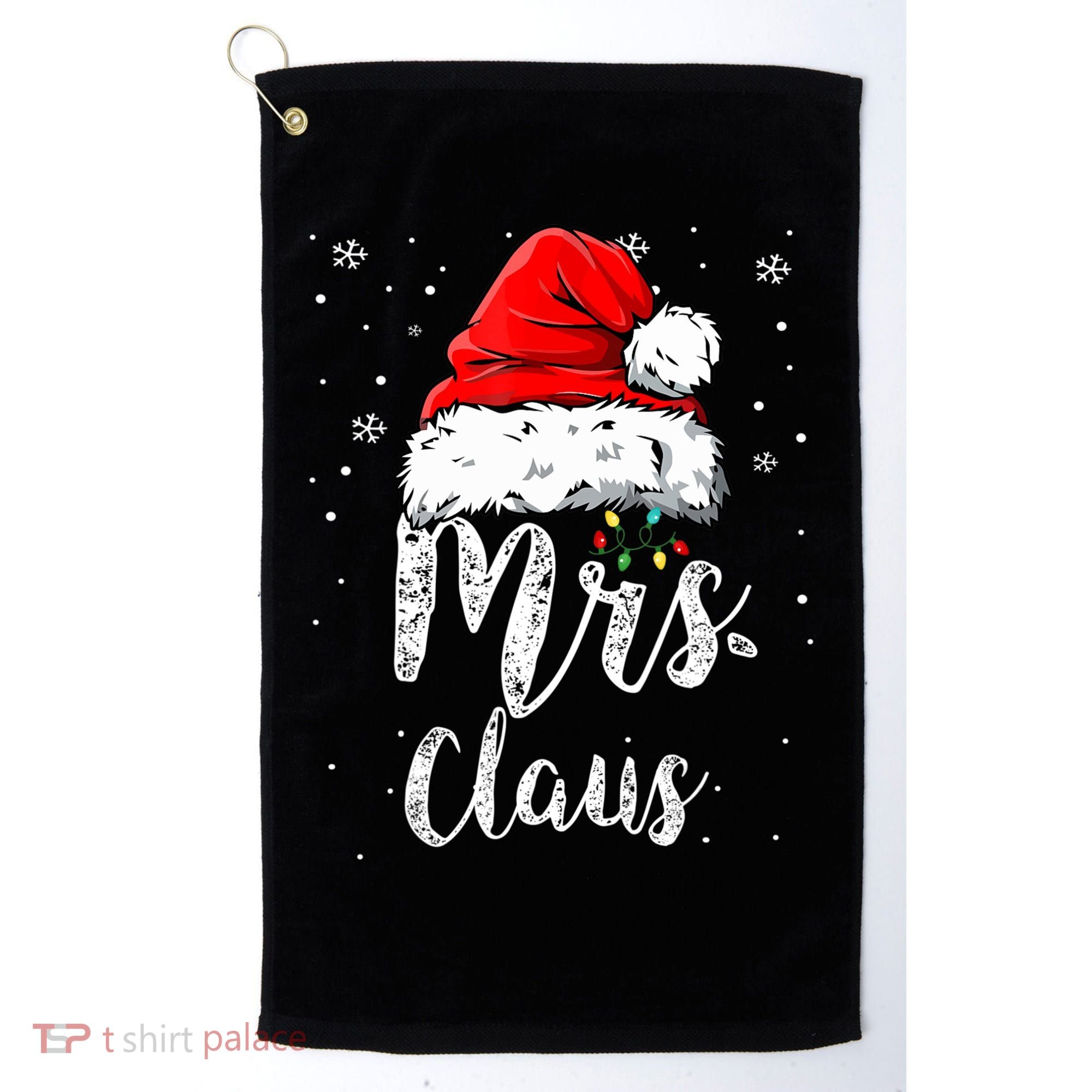 Mrs. Claus Santa Hat Christmas,Claus Santa Golf Towel