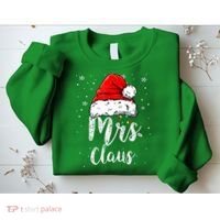 Mrs. Claus Santa Hat Christmas,Claus Santa Sweatshirt thumb 2