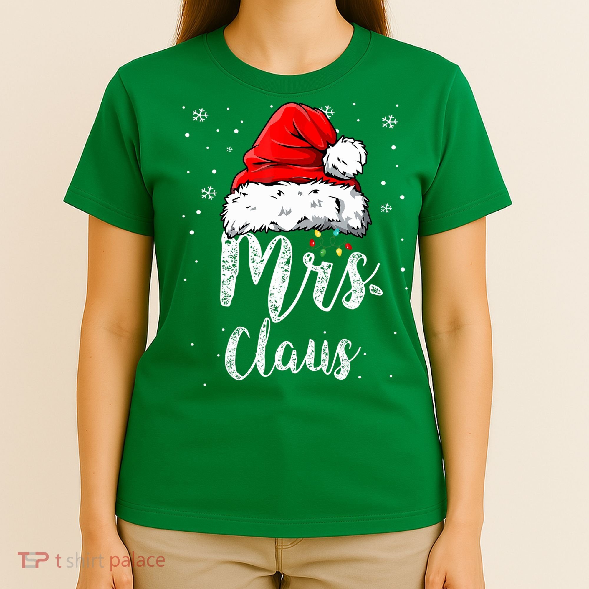 Mrs. Claus Santa Hat Christmas,Claus Santa T-Shirt