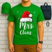 Mrs. Claus Santa Hat Christmas,Claus Santa T-Shirt thumb 6