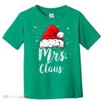 Mrs. Claus Santa Hat Christmas,Claus Santa Toddler T-Shirt thumb 0