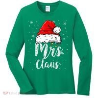 Mrs. Claus Santa Hat Christmas,Claus Santa Women's Long Sleeve Shirt thumb 0