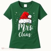 Mrs. Claus Santa Hat Christmas,Claus Santa Women's T-Shirt thumb 0