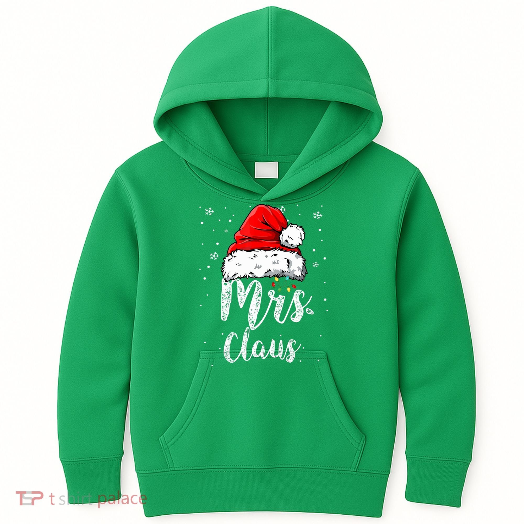 Mrs. Claus Santa Hat Christmas,Claus Santa Kids Hoodie