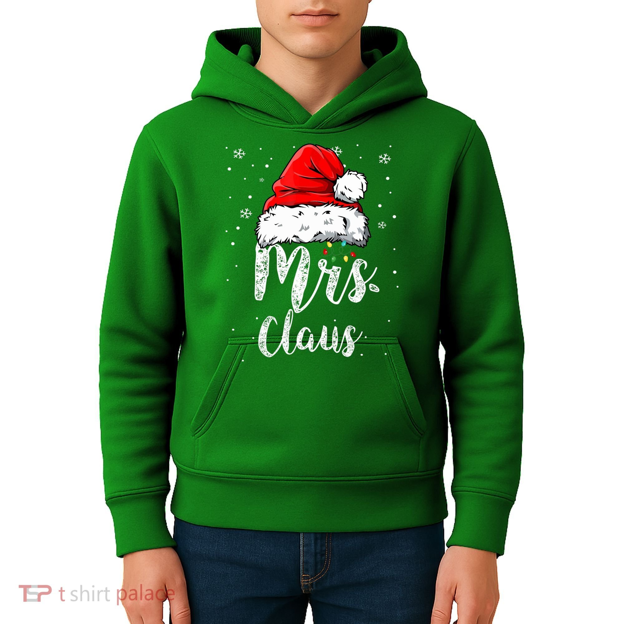 Mrs. Claus Santa Hat Christmas,Claus Santa Kids Hoodie
