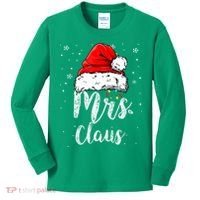 Mrs. Claus Santa Hat Christmas,Claus Santa Kids Long Sleeve Shirt thumb 0