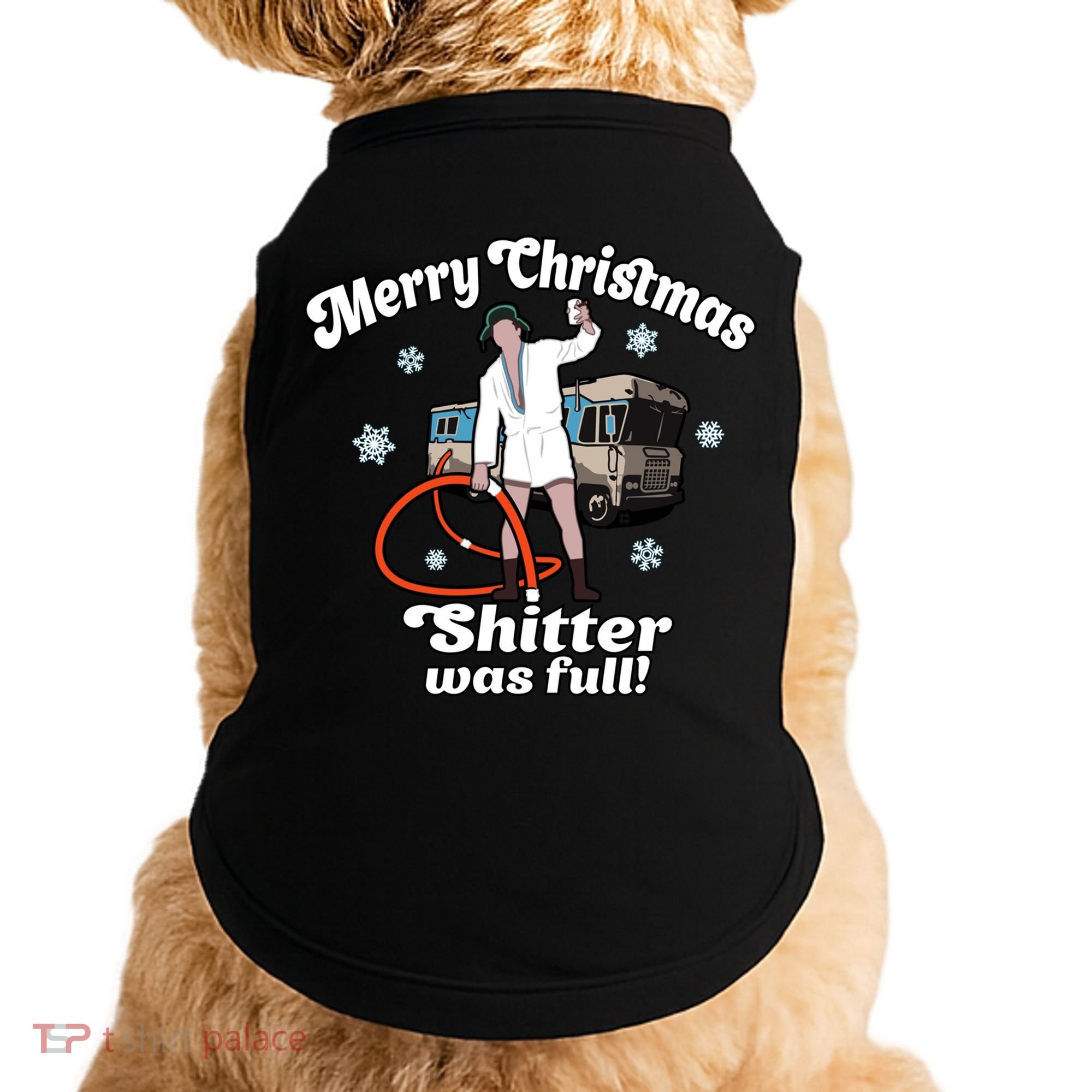 Christmas Vacation Merry Christmas Shitters Full Christmas Ugly Doggie Tank