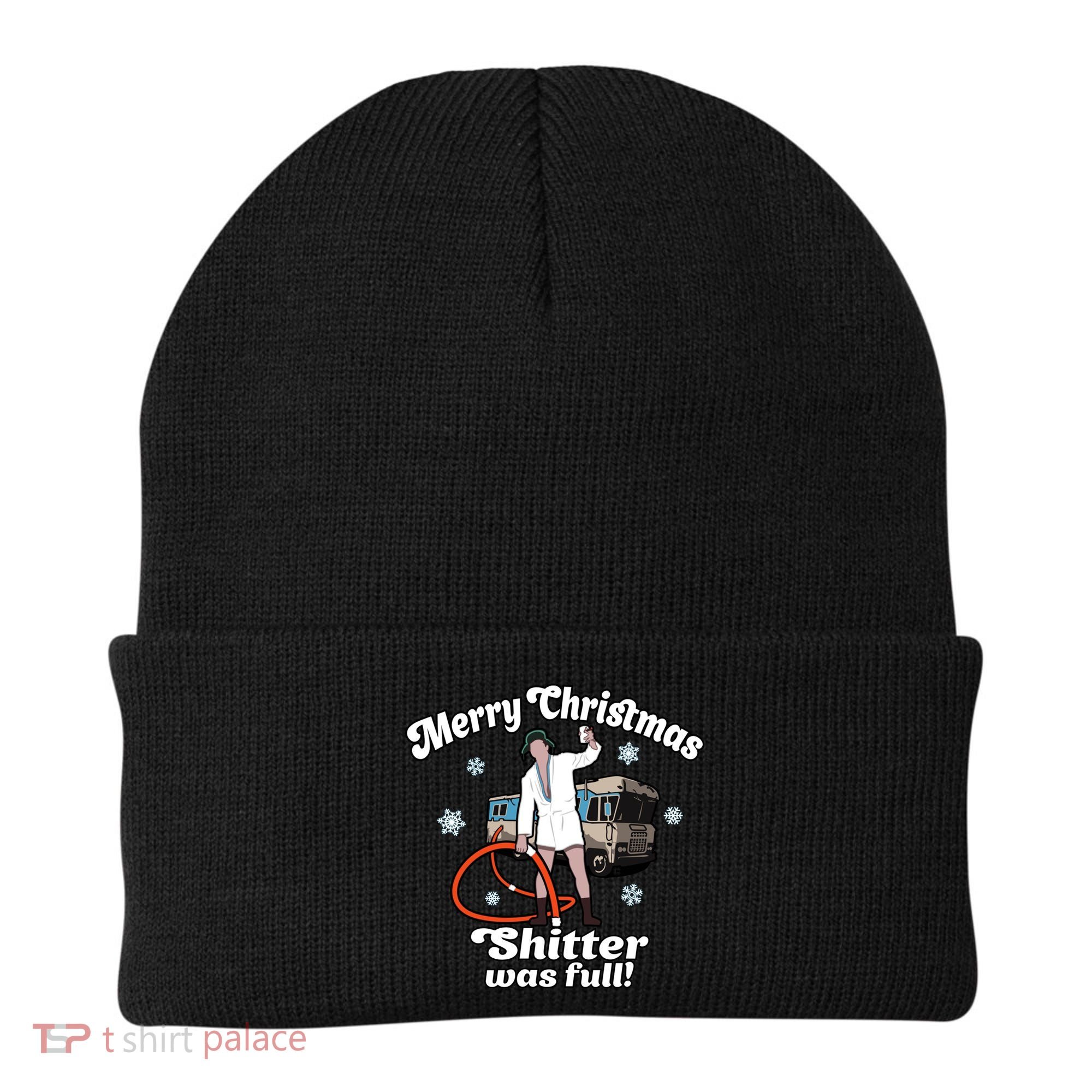Christmas Vacation Merry Christmas Shitters Full Christmas Ugly Beanie