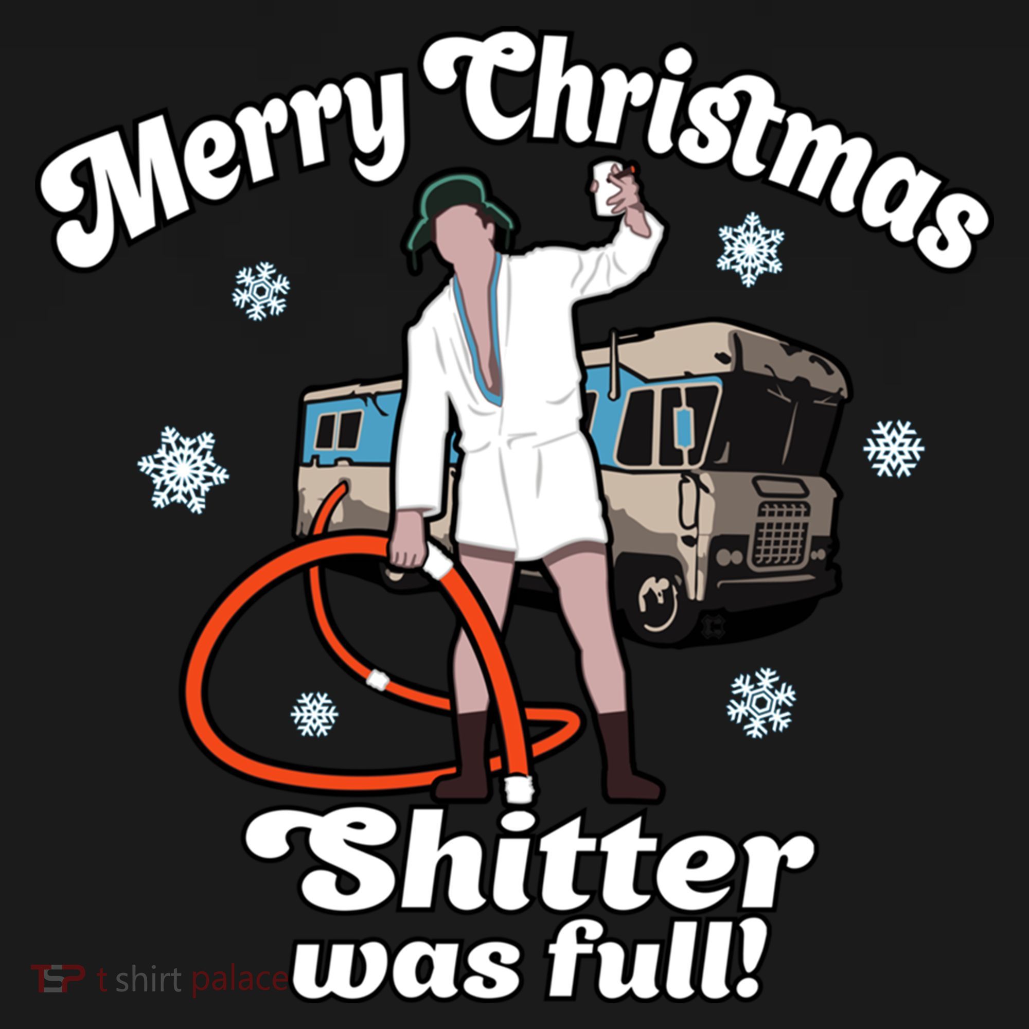 Christmas Vacation Merry Christmas Shitters Full Christmas Ugly Coaster