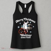 Christmas Vacation Merry Christmas Shitters Full Christmas Ugly Women's Tank Top thumb 3