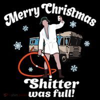 Christmas Vacation Merry Christmas Shitters Full Christmas Ugly Women's Tank Top thumb 5