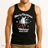 Christmas Vacation Merry Christmas Shitters Full Christmas Ugly Tank Top thumb 3