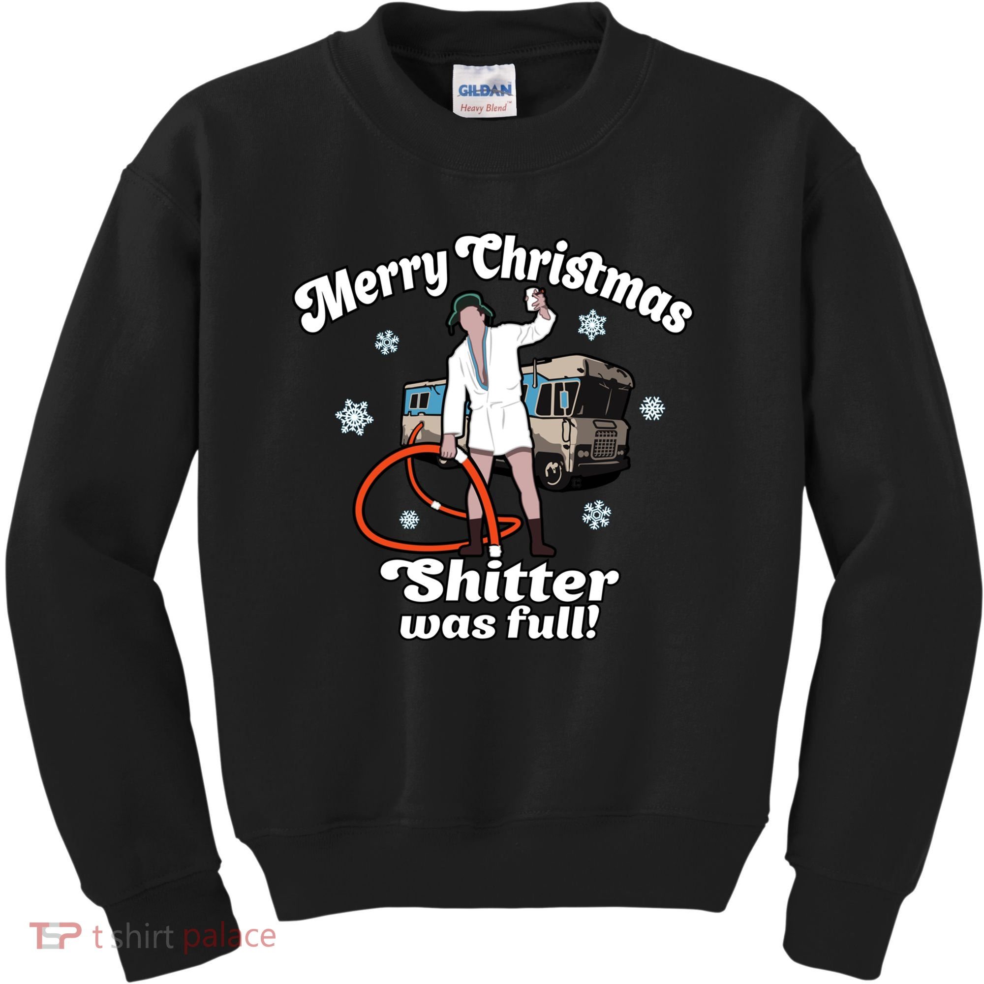 Christmas Vacation Merry Christmas Shitters Full Christmas Ugly Kids Sweatshirt