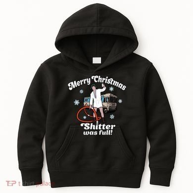 Christmas Vacation Merry Christmas Shitters Full Christmas Ugly Kids Hoodie