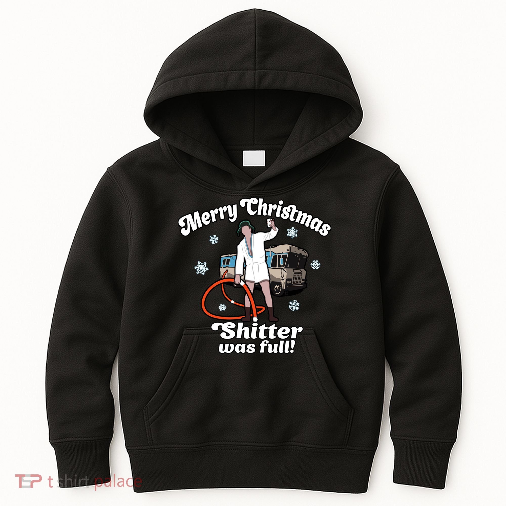 Christmas Vacation Merry Christmas Shitters Full Christmas Ugly Kids Hoodie