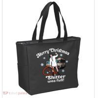 Christmas Vacation Merry Christmas Shitters Full Christmas Ugly Tote Bag thumb 2