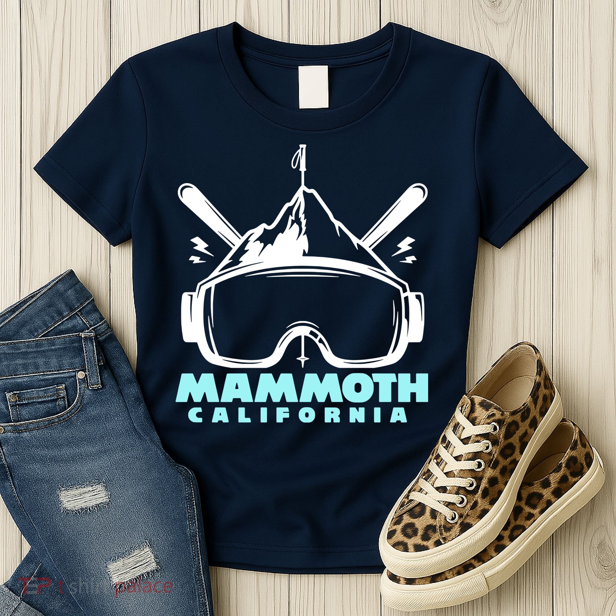 Mammoth California Skiing Women's T-Shirt
