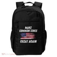 Make Common Sense Great Again Funny Saying Trending Gift Backpack thumb 0