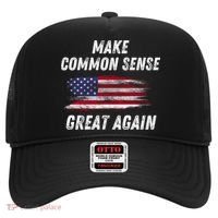 Make Common Sense Great Again Funny Saying Trending Gift Hat thumb 0