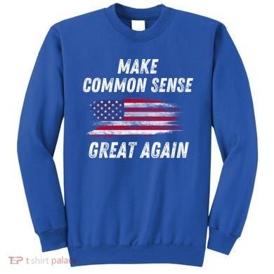 Make Common Sense Great Again Funny Saying Trending Gift Sweatshirt
