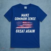 Make Common Sense Great Again Funny Saying Trending Gift T-Shirt thumb 5