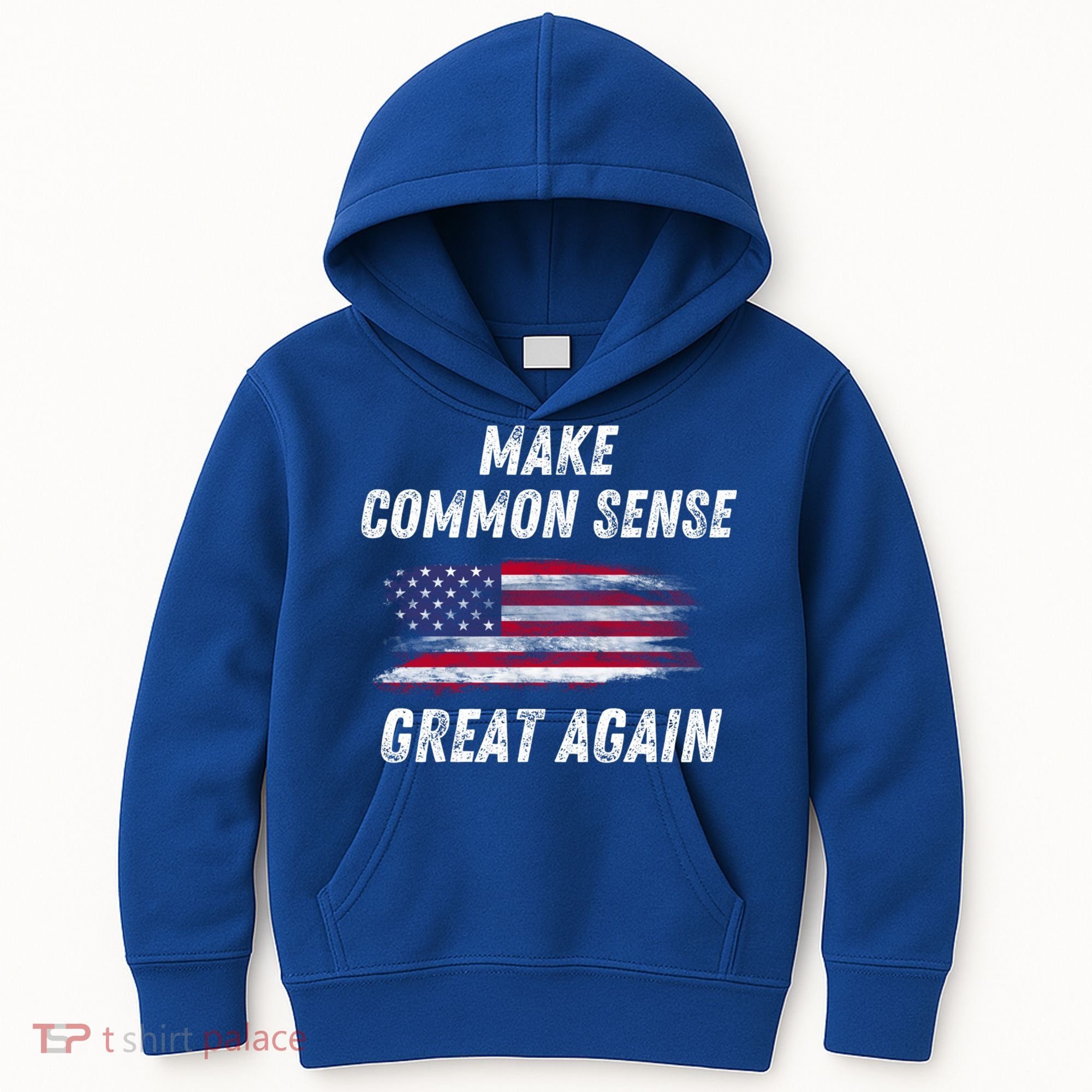 Make Common Sense Great Again Funny Saying Trending Gift Kids Hoodie