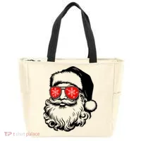 Merry Christmas Santa Vibes Tote Bag thumb 0