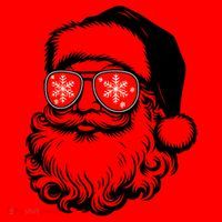 Merry Christmas Santa Vibes Santa Hat thumb 1