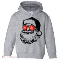 Merry Christmas Santa Vibes Toddler Hoodie thumb 0