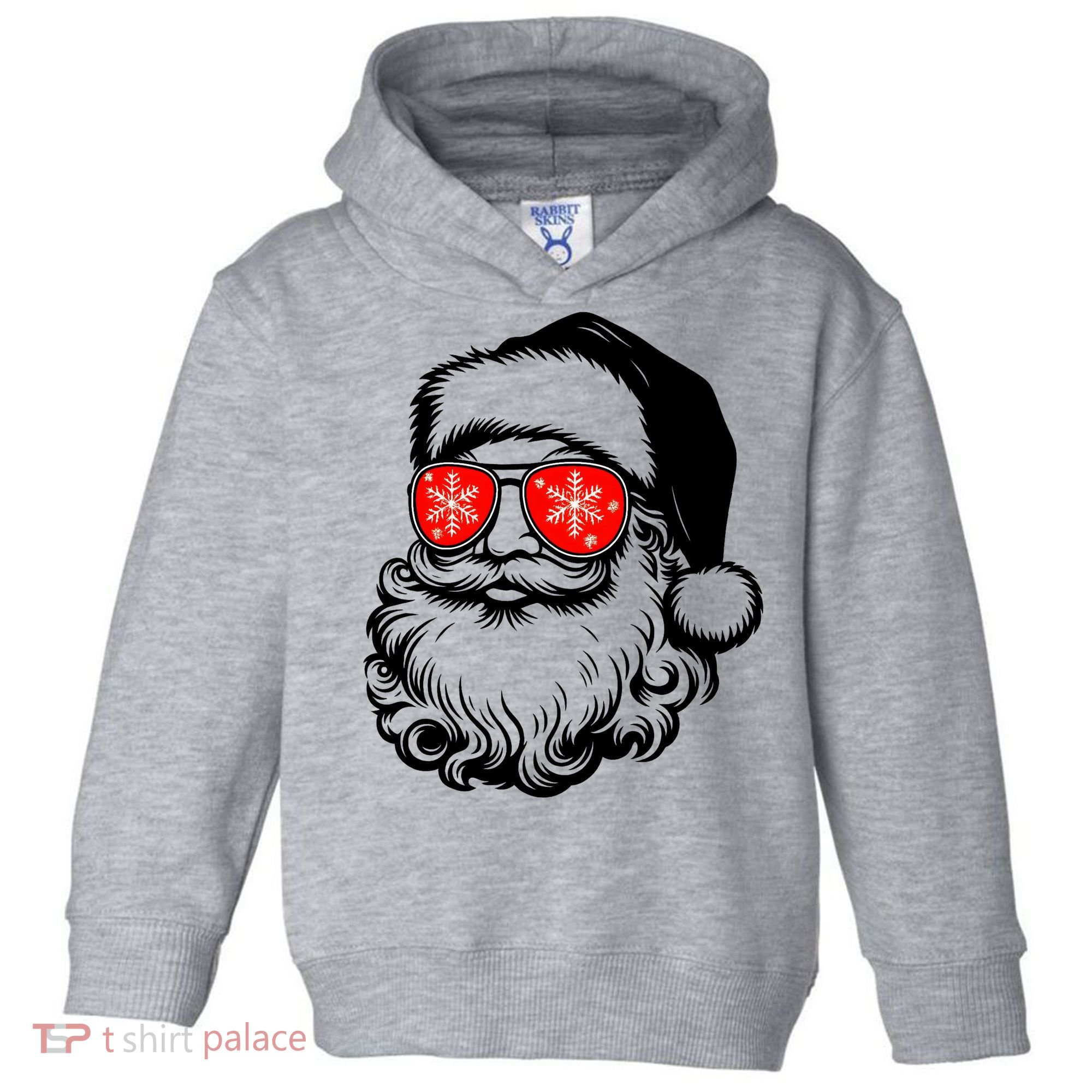 Merry Christmas Santa Vibes Toddler Hoodie