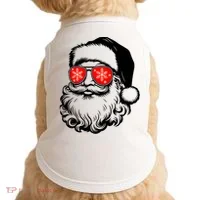 Merry Christmas Santa Vibes Doggie Tank thumb 0