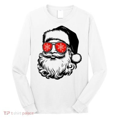 Merry Christmas Santa Vibes Long Sleeve Shirt