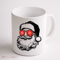 Merry Christmas Santa Vibes Coffee Mug thumb 1