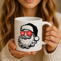 Merry Christmas Santa Vibes Coffee Mug thumb 3