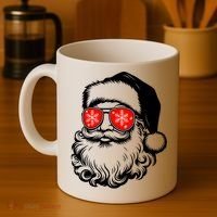 Merry Christmas Santa Vibes Coffee Mug thumb 4