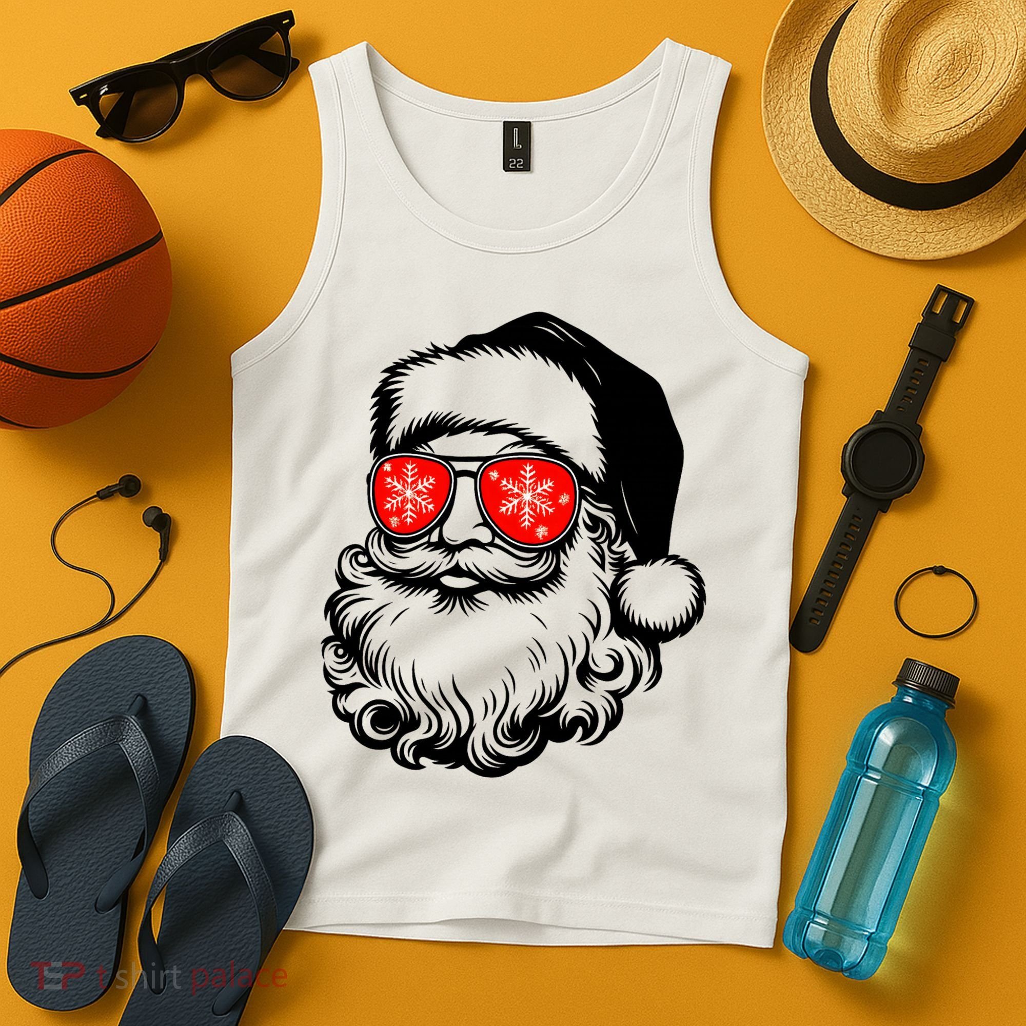 Merry Christmas Santa Vibes Tank Top