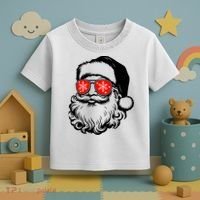 Merry Christmas Santa Vibes Toddler T-Shirt thumb 3