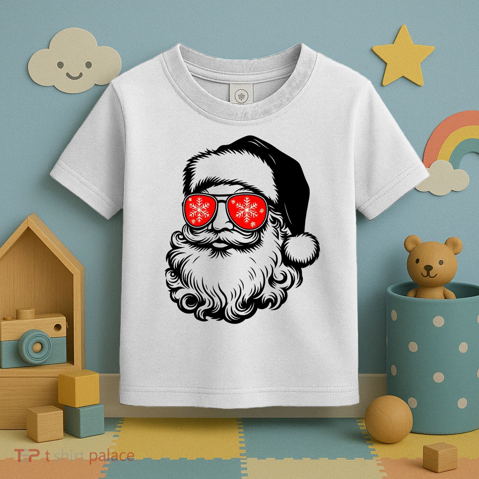 Merry Christmas Santa Vibes Toddler T-Shirt