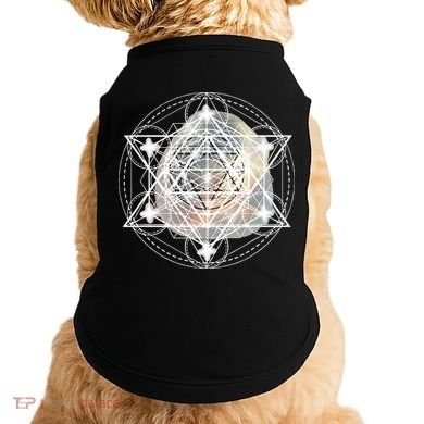 Metatron Cube Sacred Geometry Spiritual Yoga Doggie Tank