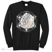 Metatron Cube Sacred Geometry Spiritual Yoga Sweatshirt thumb 0