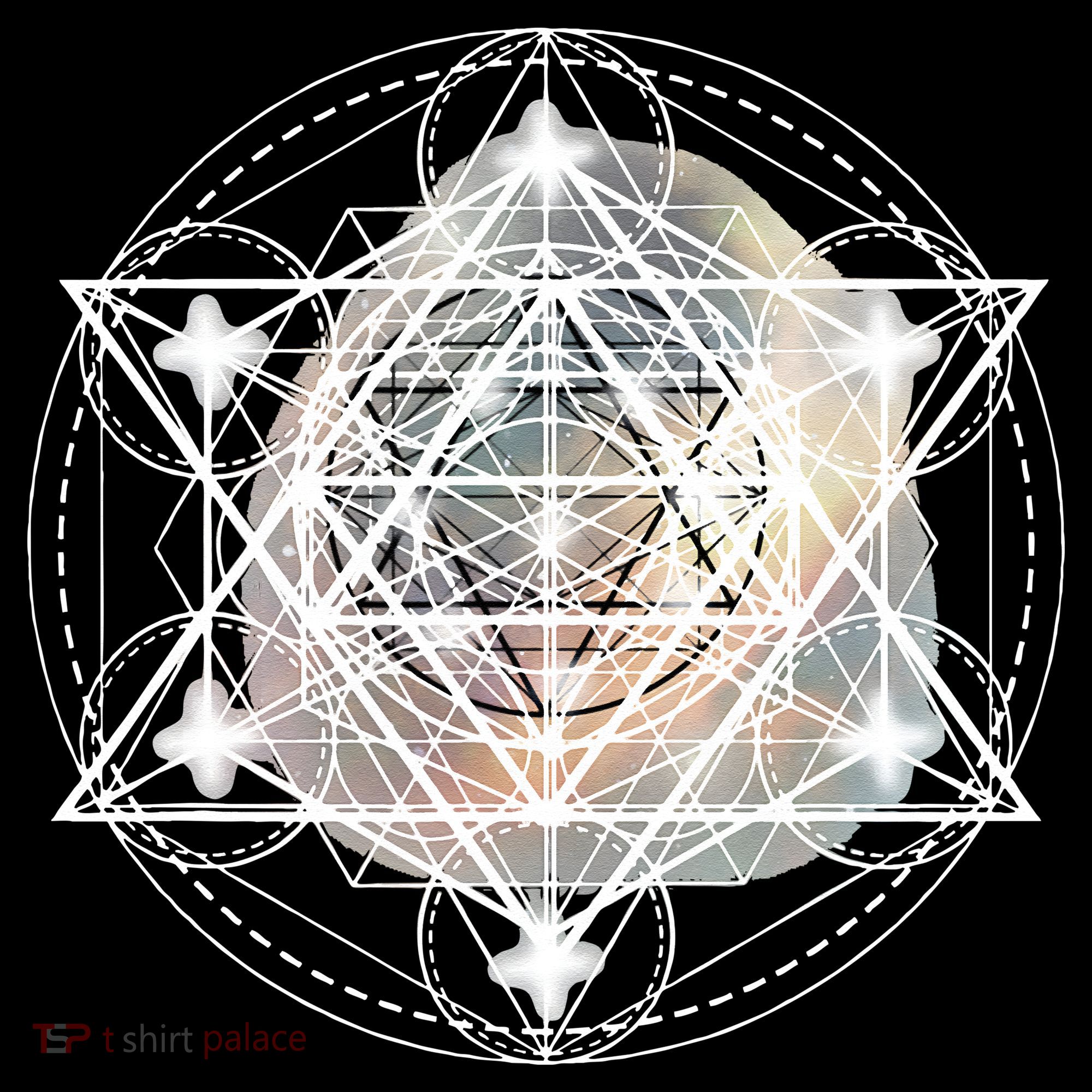 Metatron Cube Sacred Geometry Spiritual Yoga Sweatshirt